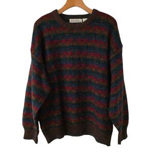 Vintage Brian MacNeil Sweater Cosby Grandpa Wool Acrylic Blend Multicolor L